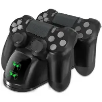 INF Dubbel laddstation för två PS4/PS4 Slim/PS4 Pro kontroller