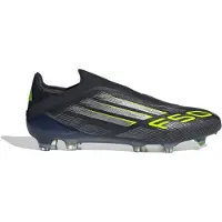 Adidas F50 Elite Laceless Fg Electric Stealth - Svart/silver/lucid Lemon - Gräs (Fg), storlek 48