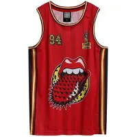 Ginza.se Rolling Stones: Rolling Stone Voodoo Lounge Red Basketball Jersey Xxx Large