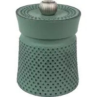 Peugeot BALI kryddkvarn i gjutjärn, turkosgrön, 8 cm