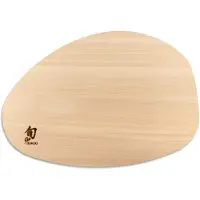 Kai Shun Hinoki Oval Cutting Board Size M, cutting board Hinoki wood, 32 cm x 22 cm