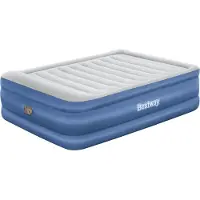 Bestway Tritech Queen Built-in Ac Pump Dubbel Luftmadrass