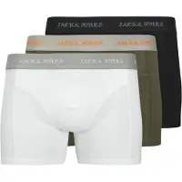 Jack & Jones Boxershorts 'JACMiles' grå / oliv / svart / vit