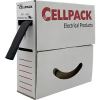 Cellpack 127097 Krympslang utan lim Svart 1.50 mm 0.50 mm Krympförhållande:3:1 15 m