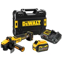 DeWalt Vinkelslip DCG409VST1-QW; 18 V; 1x6,0 Ah batt.