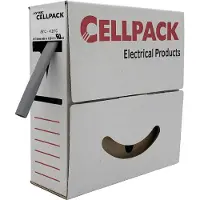 Cellpack 203680 Krympslang utan lim Grå 24 mm 8 mm Krympförhållande:3:1 4 m