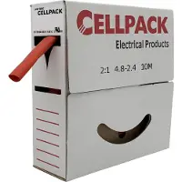 Cellpack 127054 Krympslang utan lim Röd 4.80 mm 2.40 mm Krympförhållande:2:1 10 m