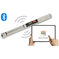 Bahco Bluetooth Slim Moment-och Vinkelnyckel Med Minne Och Utbytbart Rektangulärt Huvud 7-135 Newtonmeter