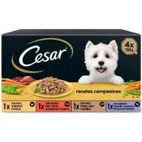 Cesar Flerpack Lantligt Våtfoder För Hundar 6x4x150g