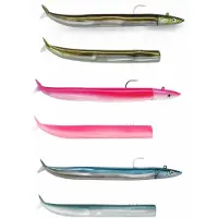 Fiiish Crazy Sand Eel Combo Offshore Mjukt Bete 60g 220 Mm
