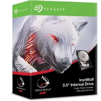 Seagate IronWolf ST12000VN0008 - Hårddisk - 12 TB - inbyggd - 3.5 - SATA 6Gb/s - 7200 rpm - buffert: 256 MB