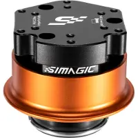 Simagic EVO Third Party Quick Release Snabbförslutningsadapter Svart, Orange