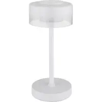 Globo Lighting LED bordslampa Belinda, Vitt / opal, Vardagsrum / matsal, Glas, LED-bordslampa