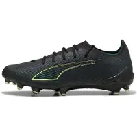 Puma Ultra 6 Ultimate FG Eclipse - Svart/Grön/Grön terräng - Gräs (FG), storlek 36