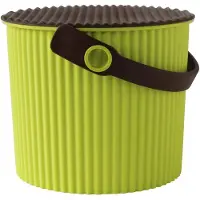 SmartaSaker Hink med lock 4L, Omnioutil, Grön/Brun