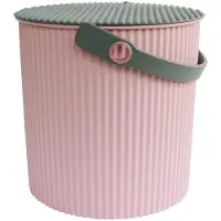 SmartaSaker Hink med lock 10L, Omnioutil, Rosa/Grå