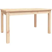 vidaXL Trädgårdsbord 82,5x50,5x45 cm massiv furu