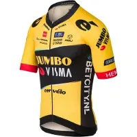 Agu Jumbo-visma Premium Replica 2023 Korta ärmar Cykeltröja