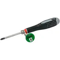 Bahco Ergo Skruvmejsel För Phillips-skruvar Med Säkerhetshals Ph1x75 Mmx20 Mm