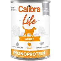 Calibra Life Can Adult Kalkon Med Äpplen 6x400g Hundmat