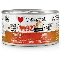Disugual Våt Hundmat Med Lamm Och Päron 12x150g
