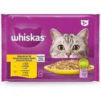 Mars Whiskas Urval Fåglar 4x85g Kattgodis 13 Enheter