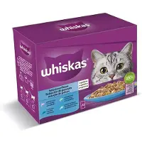 Mars Whiskas Multipack Fisk 12x85g Kattsnacks 4 Enheter