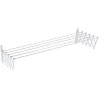 Sauvic 130 Cm Plastbelagd Utdragbar Tvättlina