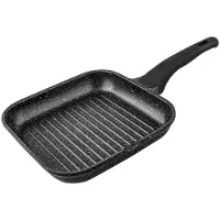 Supreme Stengrill Med Fast Handtag Randig 28 Cm