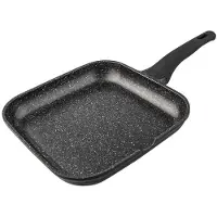 Supreme Fast Handtag I Slät Sten Till Grill 24 Cm