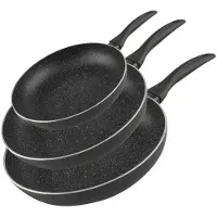Supreme Aluminiumsten Stekpanna Set 3 Bitar