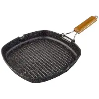 Supreme Stengrill Hopfällbart Handtag Randigt 24 Cm