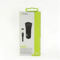 Muvit 2 Usb Ports Micro Usb Cable Pack 1m 4a Billaddare