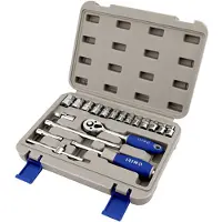 Irimo 1/4” Hylsnyckelsats 19 Bitar