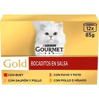 Purina Guld Gourmet Kattmat 12x85g 8 Enheter