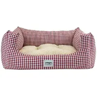 Yagu Vichy Comfort Hundbädd Med Vagga 86x74x25 Cm