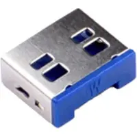 Smartkeeper USB-portlås UL03P2DB Set 100 st Mörkblå utan nyckel UL03P2DB