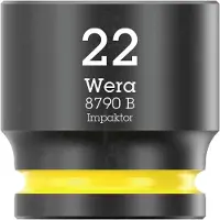 Wera 8790 B Impaktor 05005512001 Ytter-sexkantig Hylsnyckelinsats 22 mm 1 st 3/8