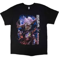 Ginza.se Iron Maiden: Unisex T-Shirt/Dead By Daylight Monster Eddie (Black) (Back Print) (Large)