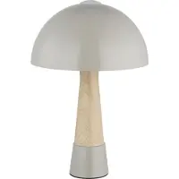 Nowa Bordslampa Paulin, Aluminium / grå / zink, Sovrum, Metall, Skandinavisk, Bordslampa