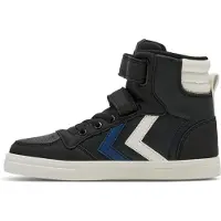 Hummel Kängor - Slimmer Stadil Leather High Jr - Svart/Blå - - 31 - Kängor