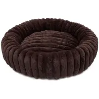 Ginza.se Nordic paws - Dogbed Ripple Comfort - Espresso - S