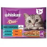 Whiskas Smakrik Duo Hav & Berg Våtfoder För Katt 13x4x85g
