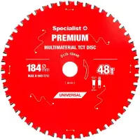 Specialist+ 184x48tx20/16 Mm Premium Multi Material Cirkelsågblad