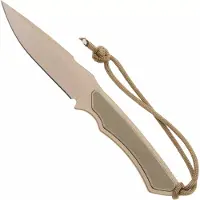 Spartan Blades Phrike SB17 Flat Dark Earth, Green G10, fixed knife, kydex sheath