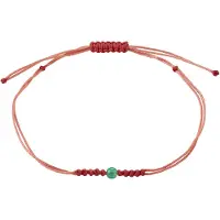 Pilgrim Armband 'Birthstones' grön / röd