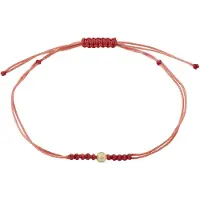 Pilgrim Armband ' Birthstones ' röd / pärlvit