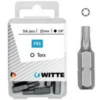 Witte T 20 Tin Torx-bits 5 Enheter