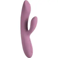 Svakom Trysta Neo - vibrator med kulrörelse och klitorisstimulerare - rosa