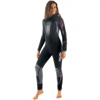 Seac Våtdräkt - Byrå Flex Dam 5 mm - Svart/Rosa - - S - Small - Våtdräkt